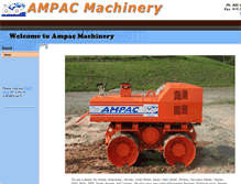 Tablet Screenshot of ampacmachinery.com